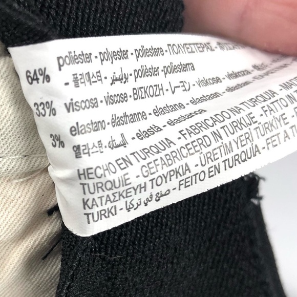 Zara Plaid Pants High Rise Ankle Trousers Size 32 Preppy Academia Punk - Picture 7 of 11